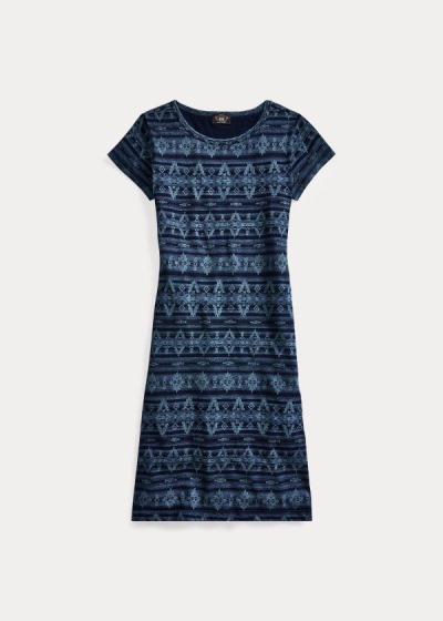 Vestido Ralph Lauren Discharge-Printed Jersey Mulher 63951-IXTA